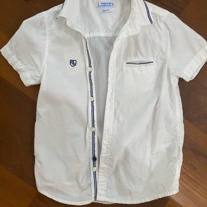 Mayoral boys size 4 slim fit blouse/button up shirt